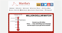 Desktop Screenshot of marthasvillage.org