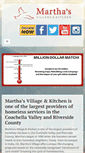 Mobile Screenshot of marthasvillage.org